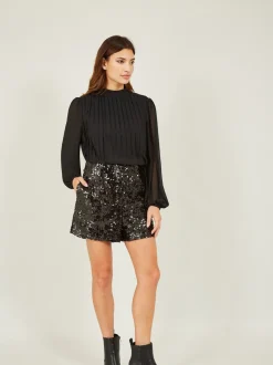 Yumi minishort met lovertjes