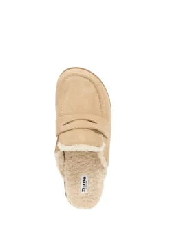 Zand - Dune London Goldy Lined Backless Loafers