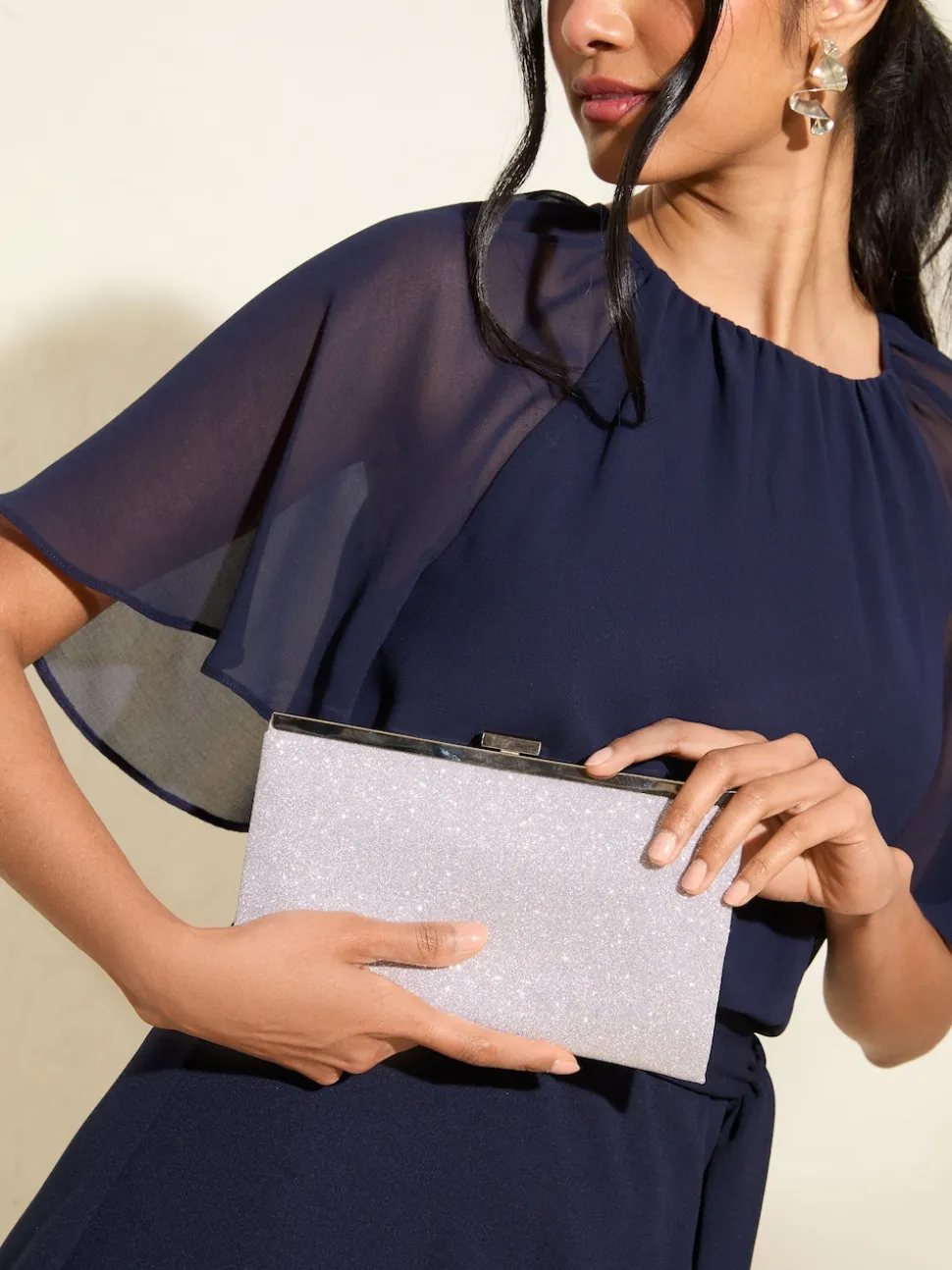 Zilver - Friends Like These Occasion Clutch Bag