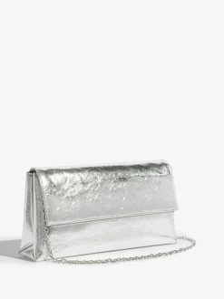 Zilver - Friends Like These Gold Foldover Clutch Bag