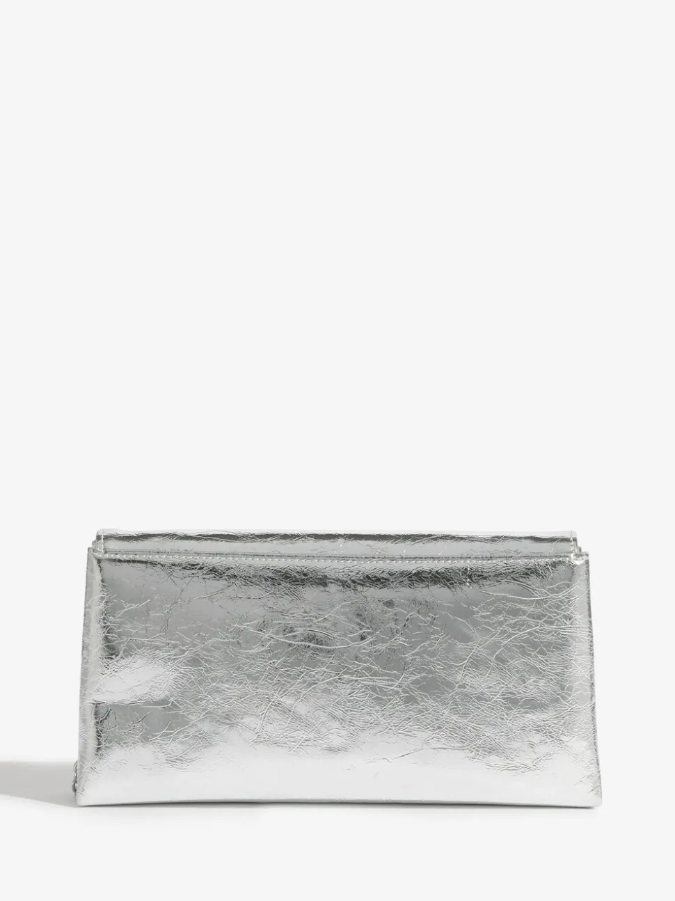 Zilver - Friends Like These Gold Foldover Clutch Bag