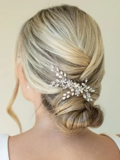 Zilver - Ivory & Co - Sierkam met parels en kristallen