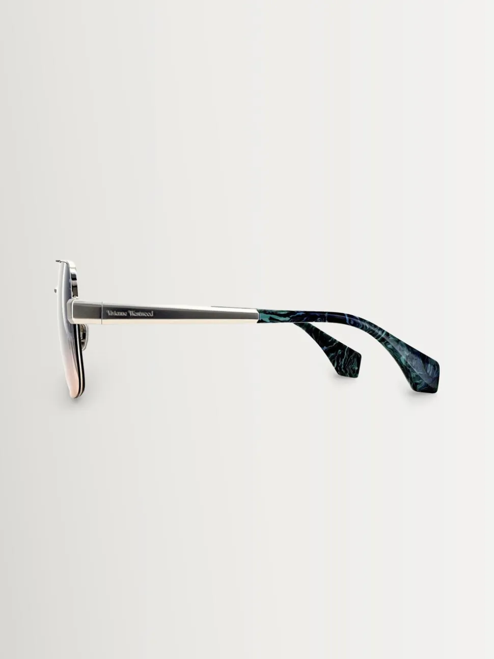 Zilver - Vivienne Westwood Cowboy VW5100 400 Shiny Sunglasses