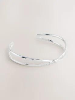 Zilverkleurig - Armband met glinsterend detail