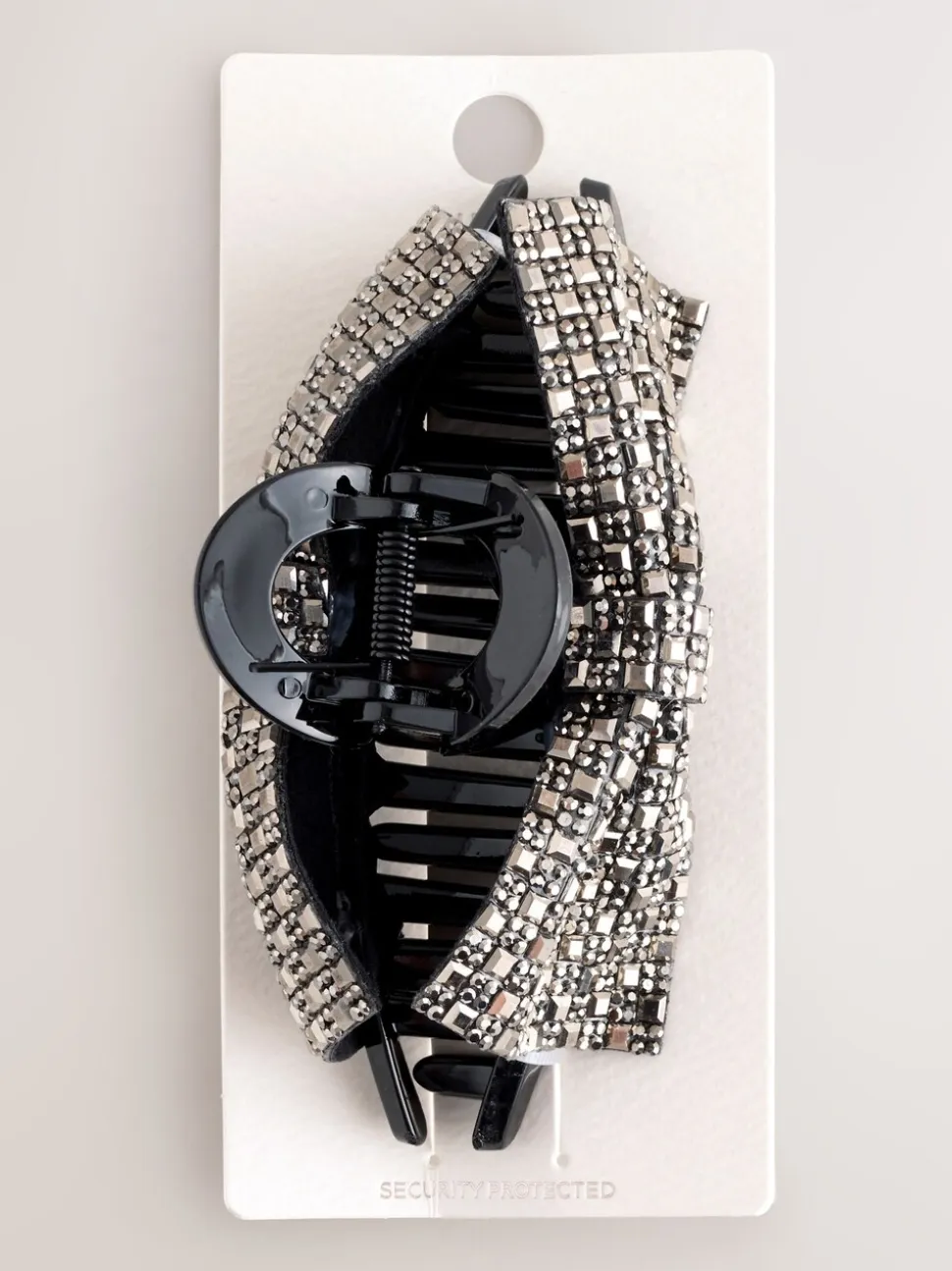 Zilverkleurig - Bow Sparkle Claw Clip