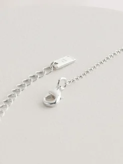 Zilverkleurig - Lariat-halsketting met Hart draad