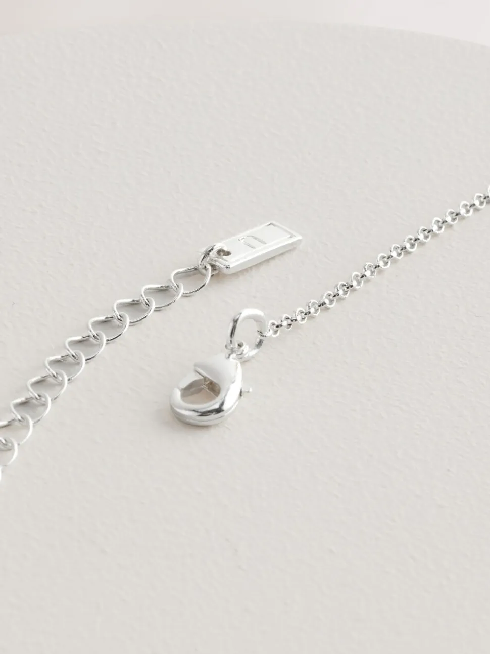 Zilverkleurig - Lariat-halsketting met Hart draad