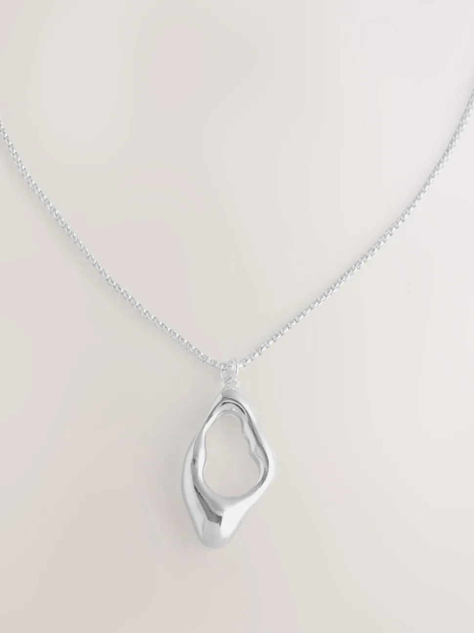 Zilverkleurig - Long Pendant Necklace