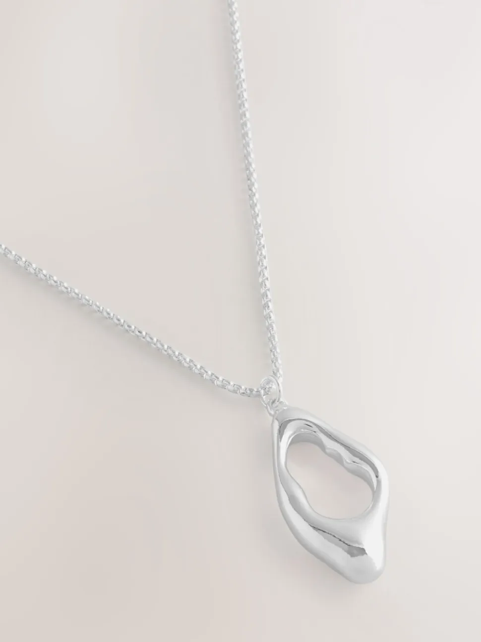 Zilverkleurig - Long Pendant Necklace
