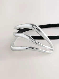 Zilverkleurig - Metal Hair Bobble