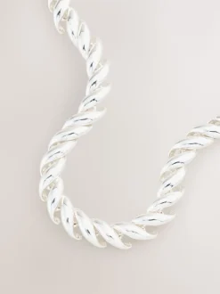 Zilverkleurig - Smooth Chain Necklace