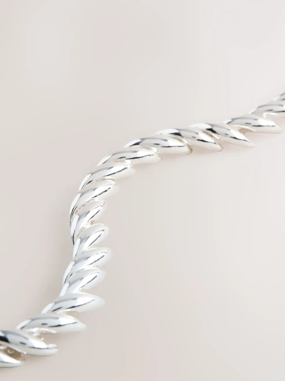 Zilverkleurig - Smooth Chain Bracelet