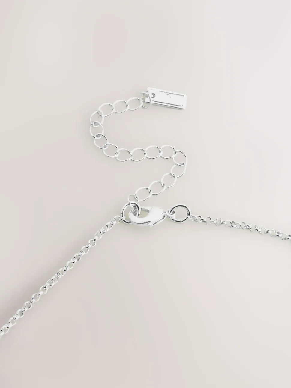 Zilverkleurig - Stacked Hoop Pendant Necklace