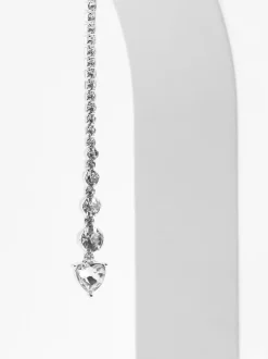 Zilverkleurig - Y-ketting met ronde schakels