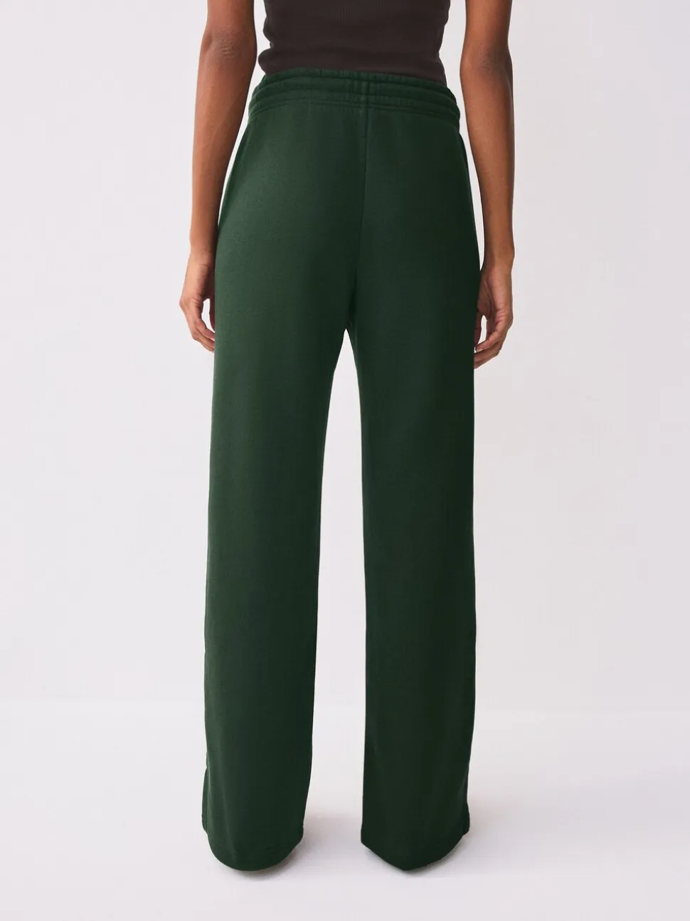 Zilverspar Groen - Nike Sportswear Phoenix Fleece High Waisted Wide Leg Joggers