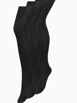 Zwart - 80 denier ondoorschijnende panty