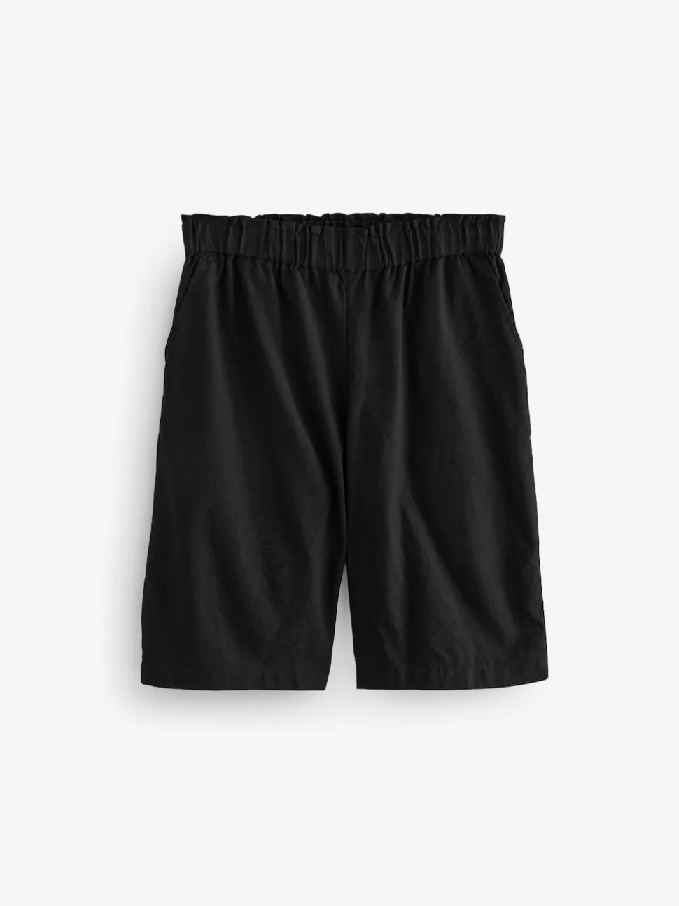 Zwart - 100% katoenen Bermuda-shorts