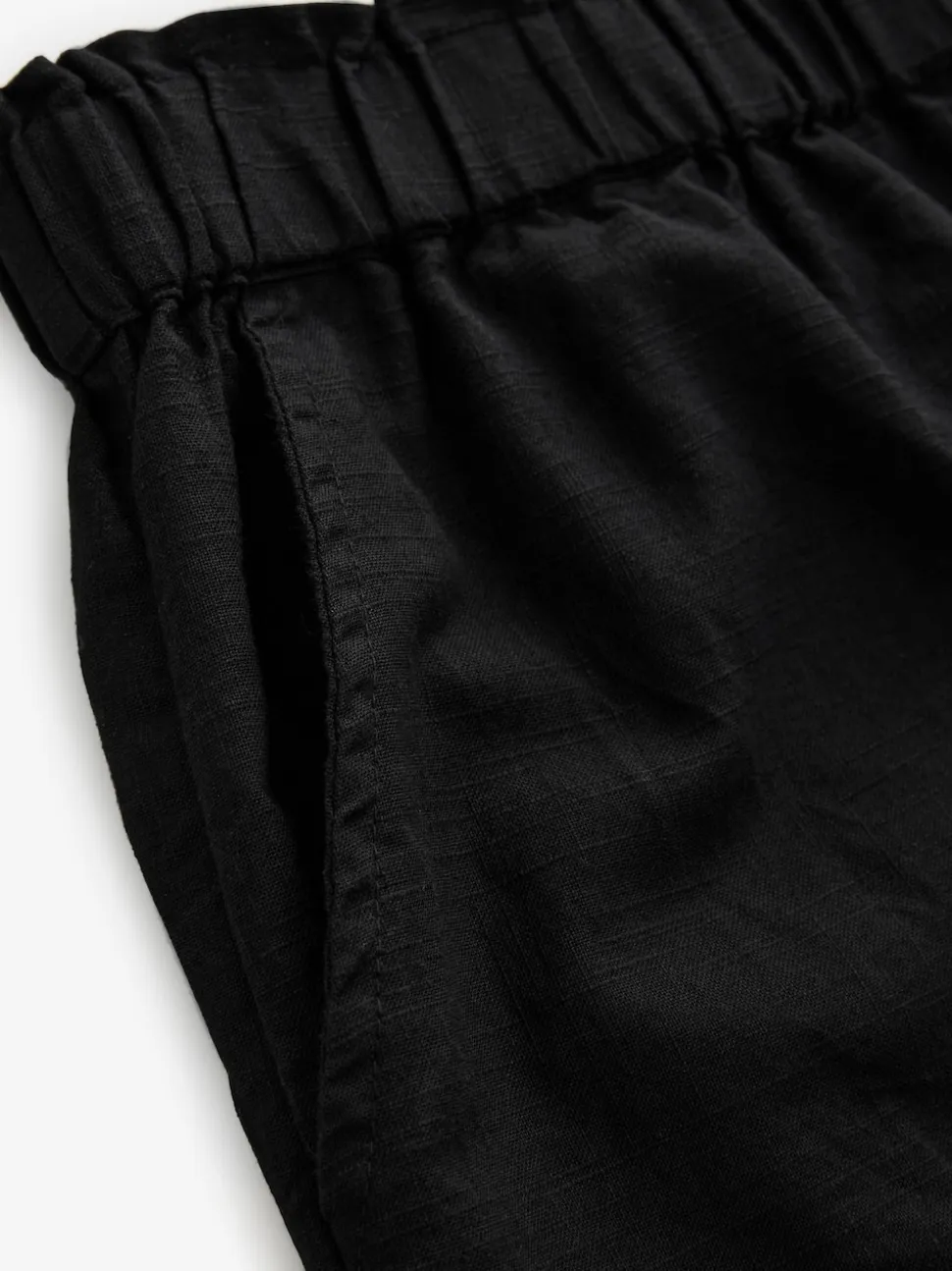 Zwart - 100% katoenen Bermuda-shorts
