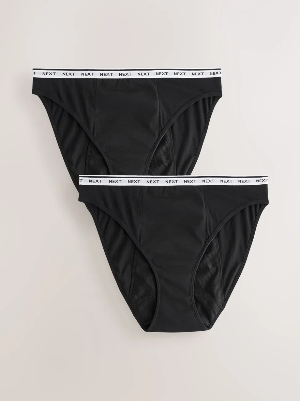 Zwart - 2 menstruatieslips voor hevige bloeding