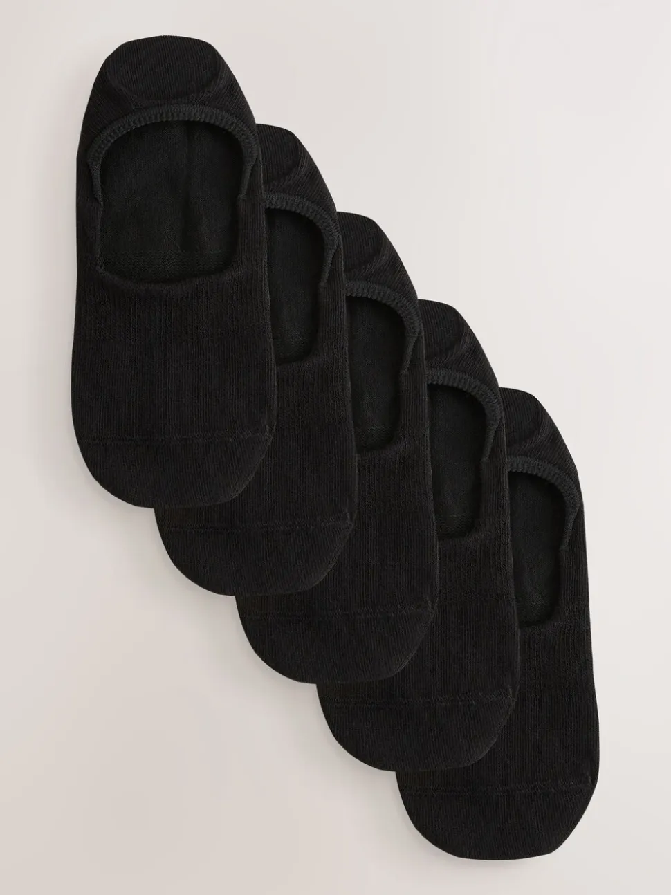 Zwart - 5 Paar footsies