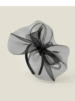 Zwart - Accessorize Mini Mia Crin Fascinator