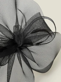 Zwart - Accessorize Mini Mia Crin Fascinator