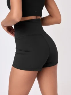 Zwart - Active fietsbroek met kortere lengte