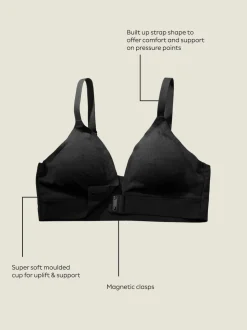 Zwart - Adaptive Animal Jaquard Bralette