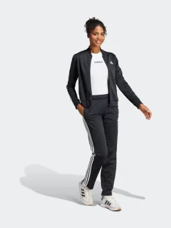 Zwart - adidas Essentials trainingspak met 3 strepen