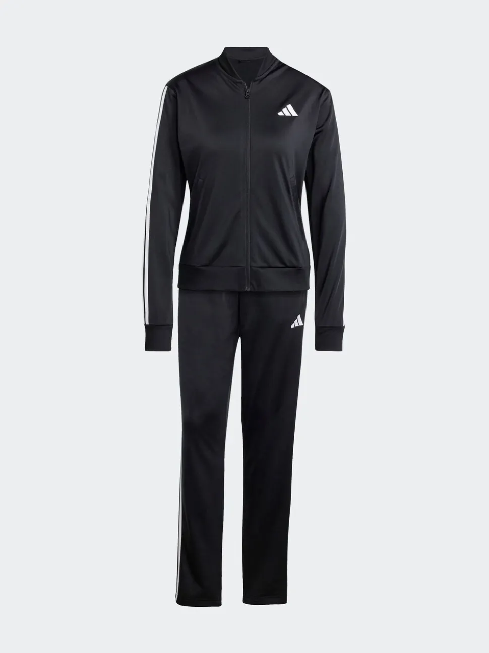 Zwart - adidas Essentials trainingspak met 3 strepen