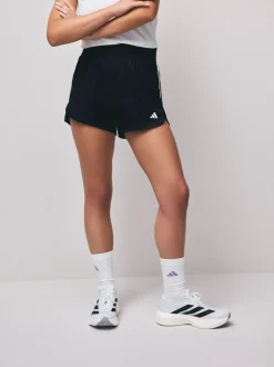 Zwart - adidas Pacer geweven shorts