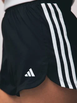 Zwart - adidas Pacer geweven shorts