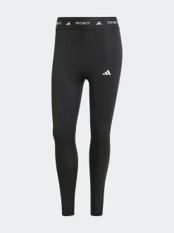 Zwart - adidas TECHFIT 7/8 High Rise Leggings