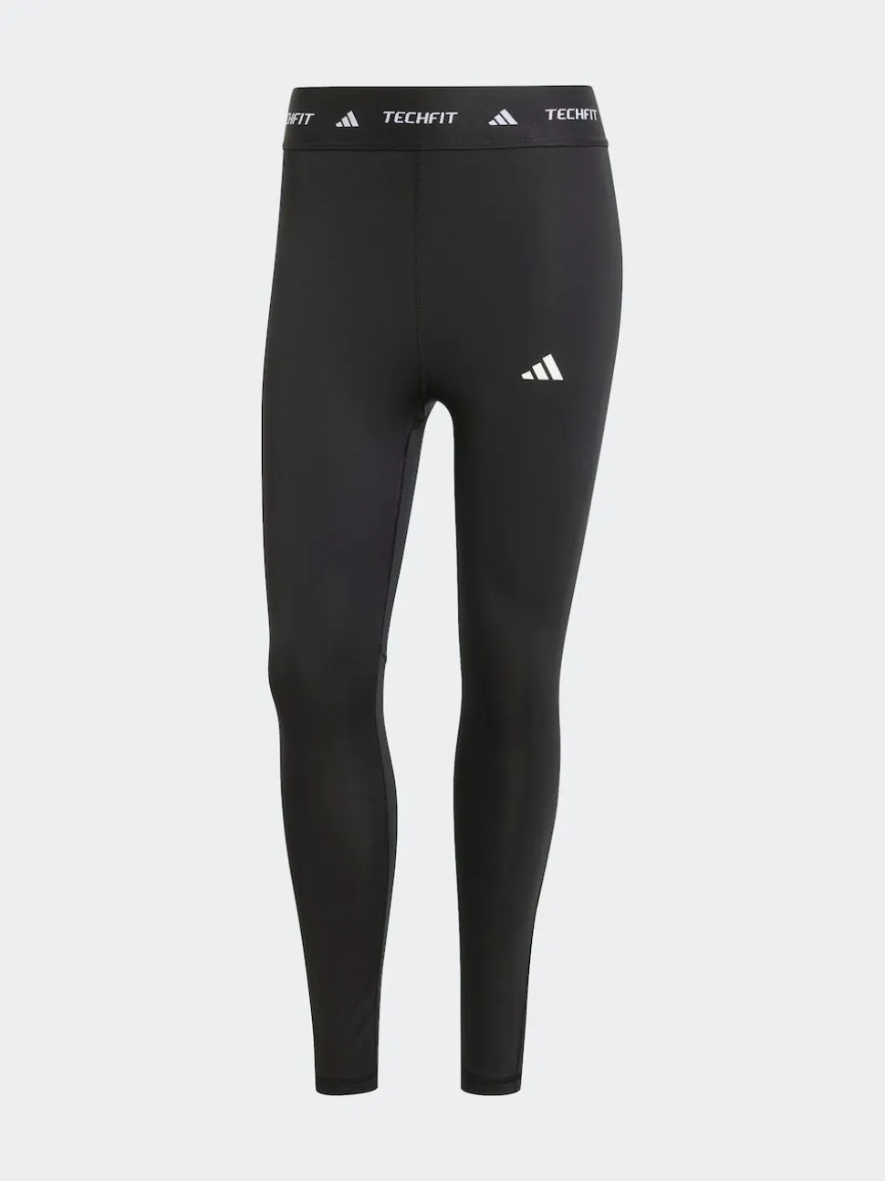 Zwart - adidas TECHFIT 7/8 High Rise Leggings
