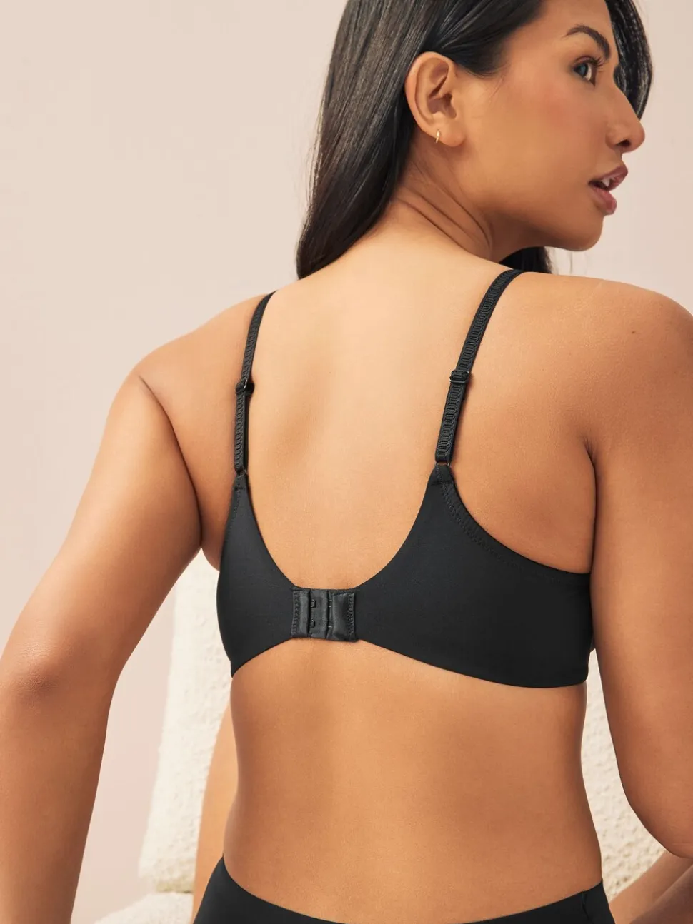 Zwart - A-E Afvlakkende Ultimate Comfort Beha's 2 Verpakking