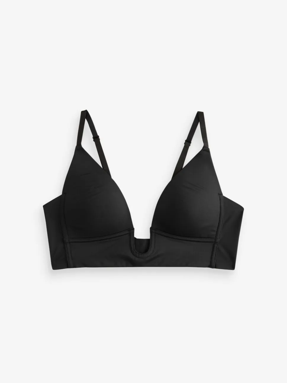 Zwart - A-E Multiway-bh met diep decolleté