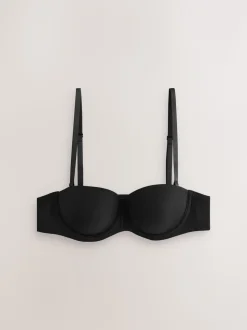 Zwart - A-E push-up multiway beha zonder bandjes