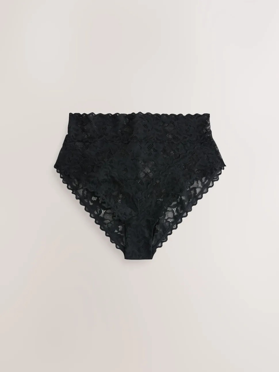 Zwart - All Over Lace Knickers 3 Pack
