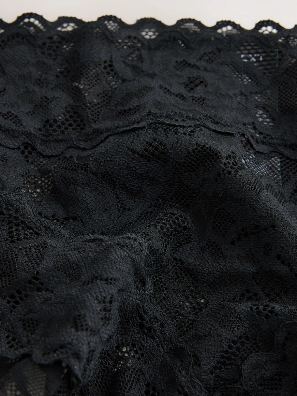 Zwart - All Over Lace Knickers 3 Pack