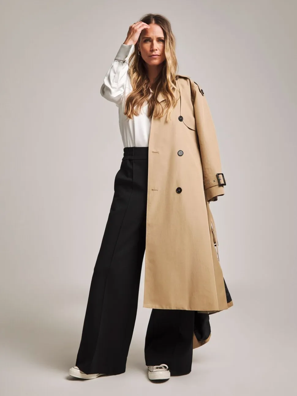 Zwart - Anthology By JD Williams - Premium Ponte broek met wijde pijpen