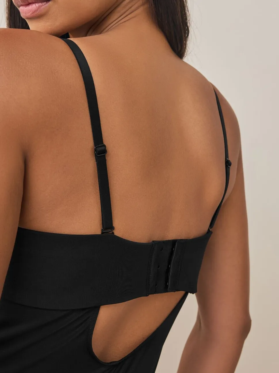 Zwart - Bandeau dijvormende shapewear