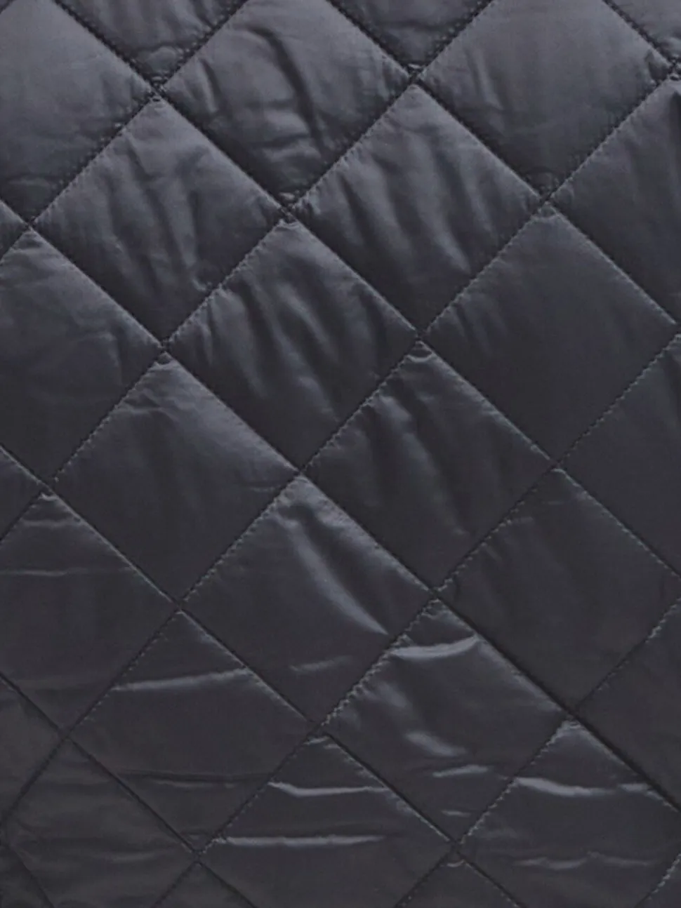 Zwart - Barbour® - Deveron in schuine ruit doorgestikt lichtgewicht jack