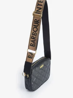 Zwart - Barbour® International gewatteerde Sloane crossbodytas