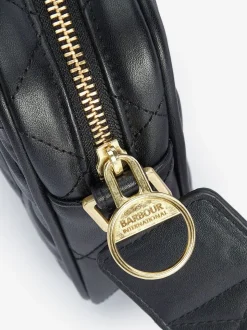 Zwart - Barbour® International gewatteerde Sloane crossbodytas