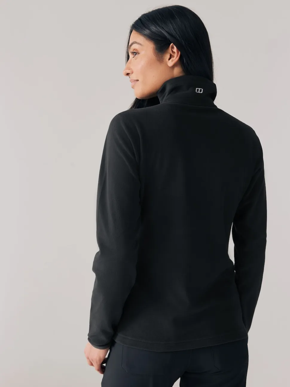 Zwart - Berghaus Prism 2,0 Fleece met rits tot aan de borst
