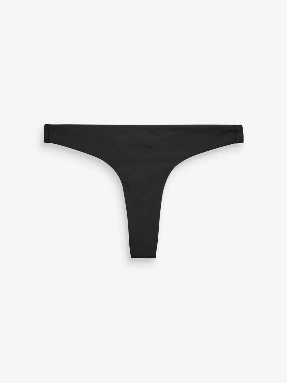 Zwart - Bikinibroekje met string