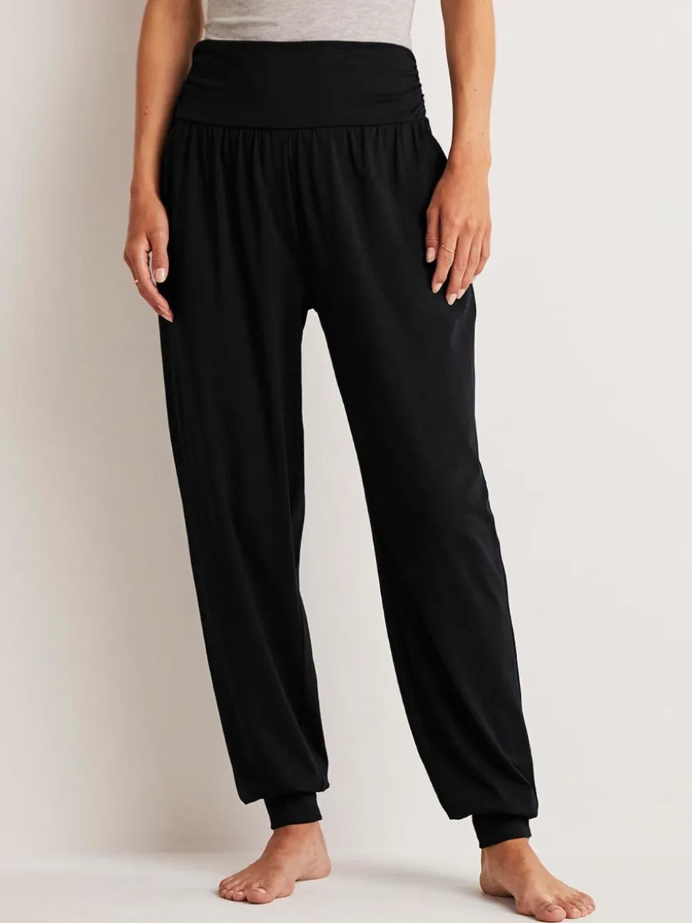 Zwart - Boden - Hareem - Jersey joggingbroek