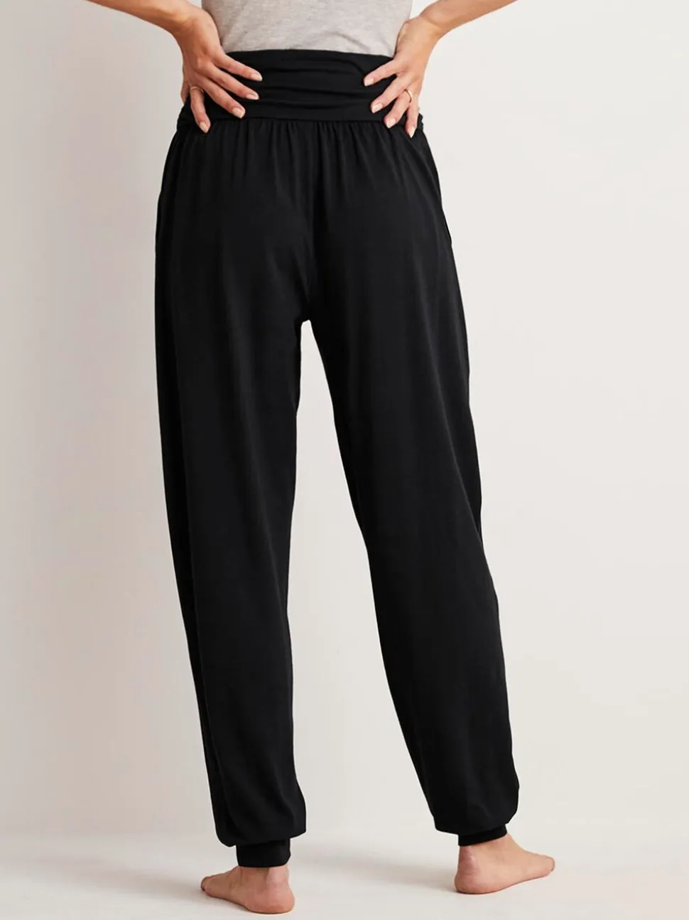 Zwart - Boden - Hareem - Jersey joggingbroek