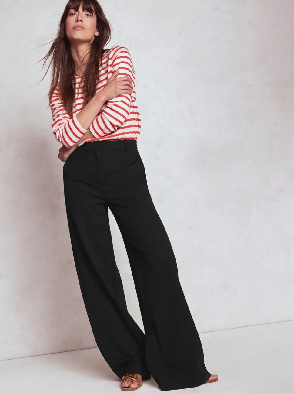Zwart - Boden Belgravia Ponte Trousers