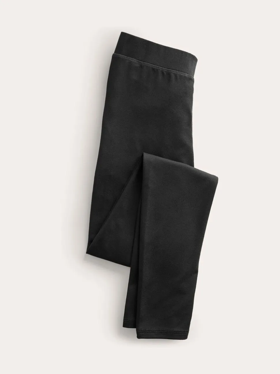 Zwart - Boden legging van jersey met hoge taille